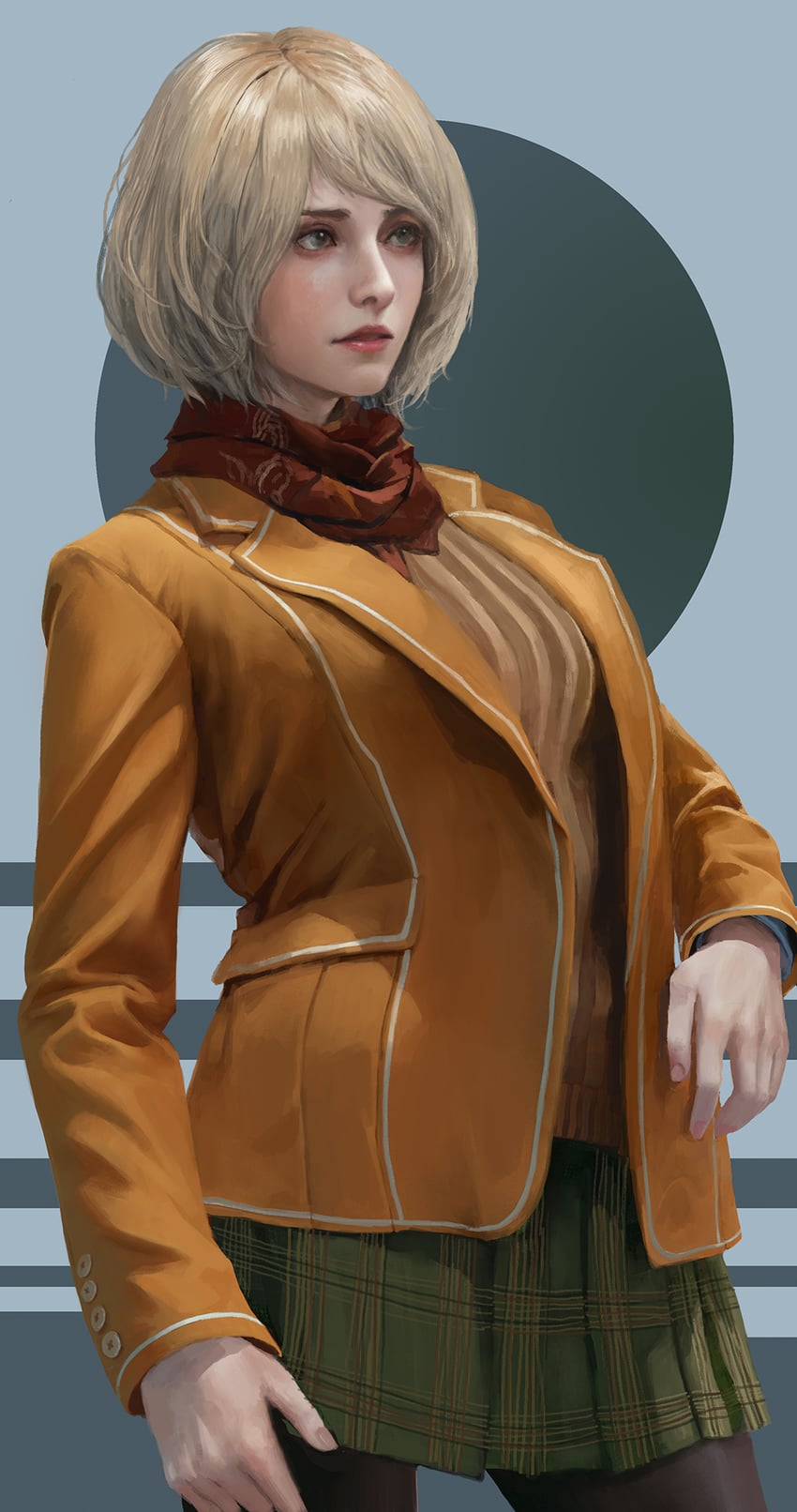 ashley graham (resident evil and 1 more) drawn by xianggang_jizhe