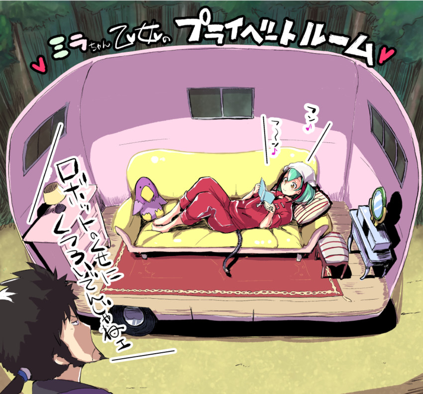 yurizaki mira and mabuchi kyoma (dimension w) drawn by miru_0