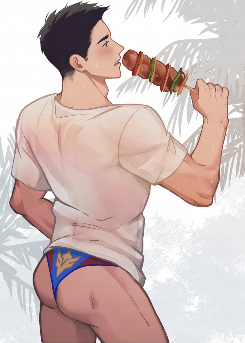 ao isami (yuuki bakuhatsu bang bravern) drawn by haruri_fbje