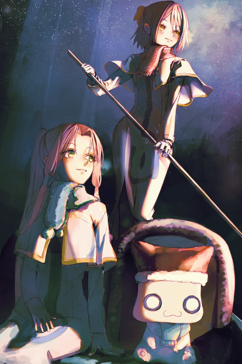mizunashi akari, aria pokoteng, and aino ai (aria) drawn by madou_zakura
