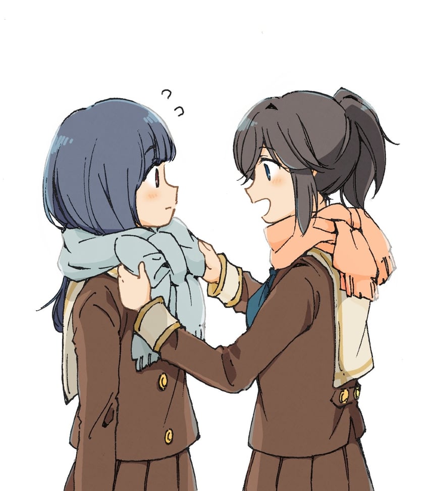 yoroizuka mizore and kasaki nozomi (hibike! euphonium and 1 more) drawn by 1kudamo1