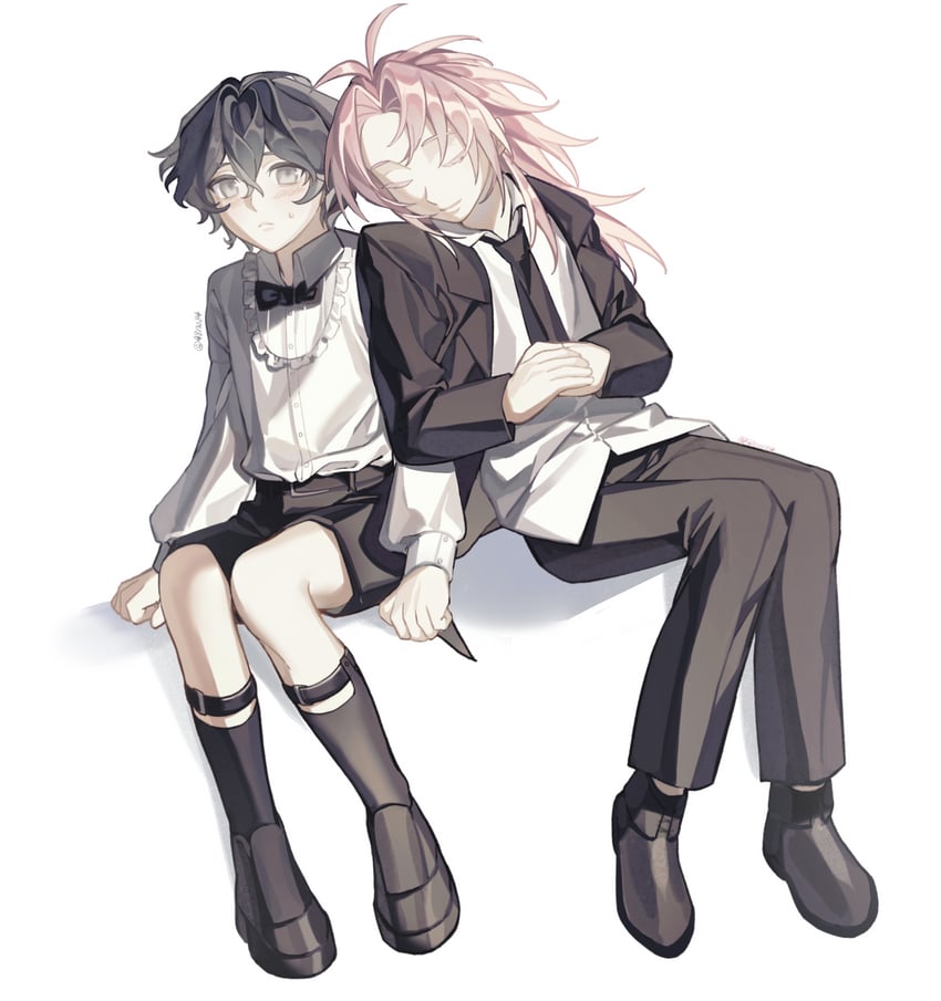 hatsutori hajime and utsugi noriyuki (saibou shinkyoku) drawn by chunaizhanshi23057