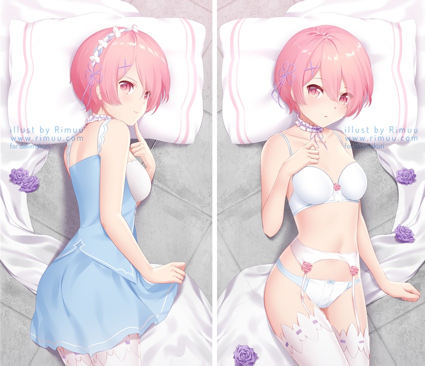 ram (re:zero kara hajimeru isekai seikatsu) drawn by rimuu