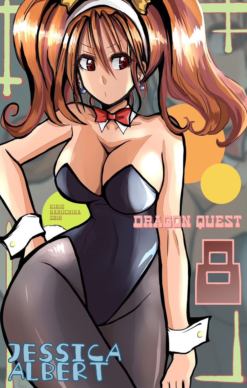 jessica albert (dragon quest and 1 more) drawn by mariebell