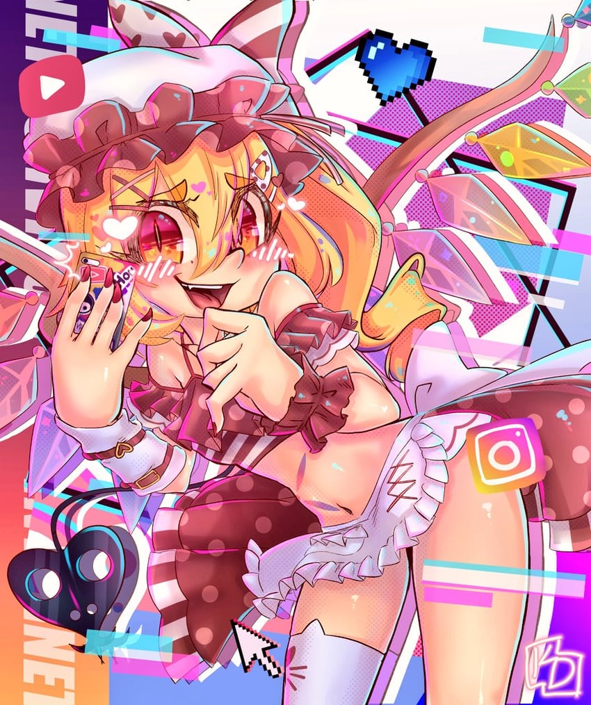 flandre scarlet (touhou and 1 more) drawn by carumikoto