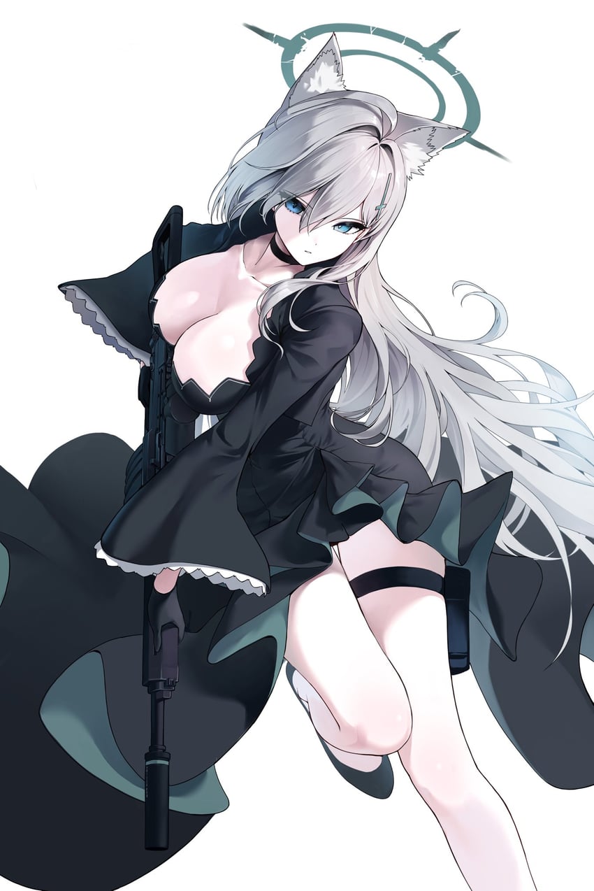 shiroko and shiroko terror (blue archive) drawn by dogee_(ch_dh0408)