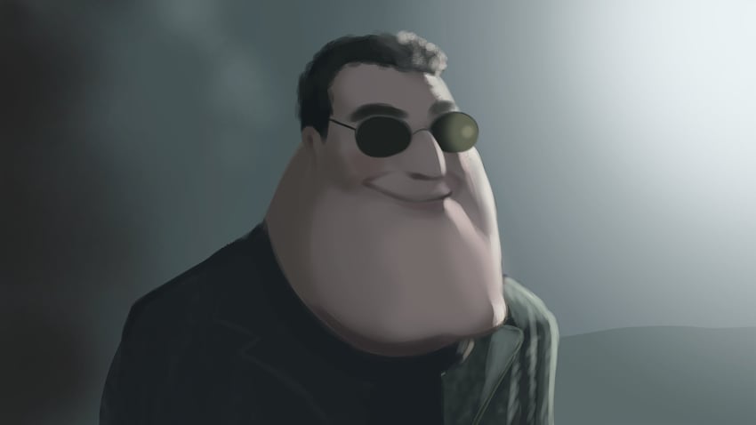 doctor octopus, otto octavius, and joe swanson (marvel and 4 more) drawn by popogori