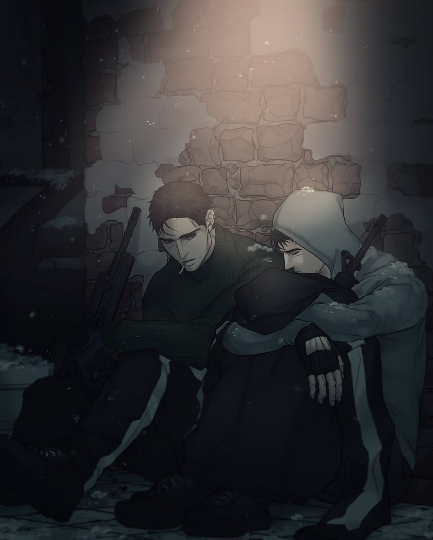 simon henriksson and david leatherhoff (cry of fear and 1 more) drawn by ju-san
