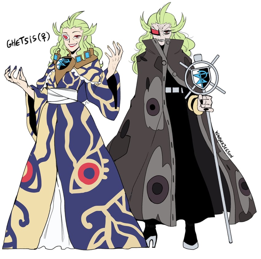 ghetsis (pokemon and 2 more) drawn by wanderjegson