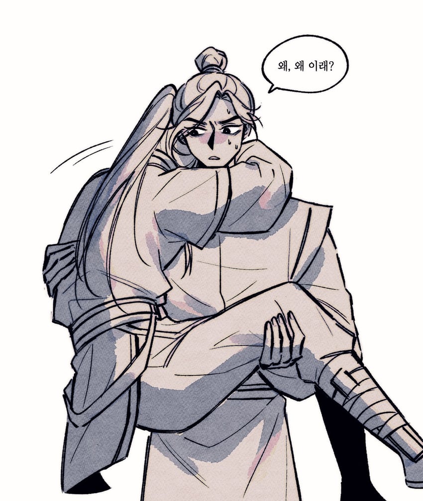 mu qing and feng xin (tianguan cifu) drawn by flclrnldudnj
