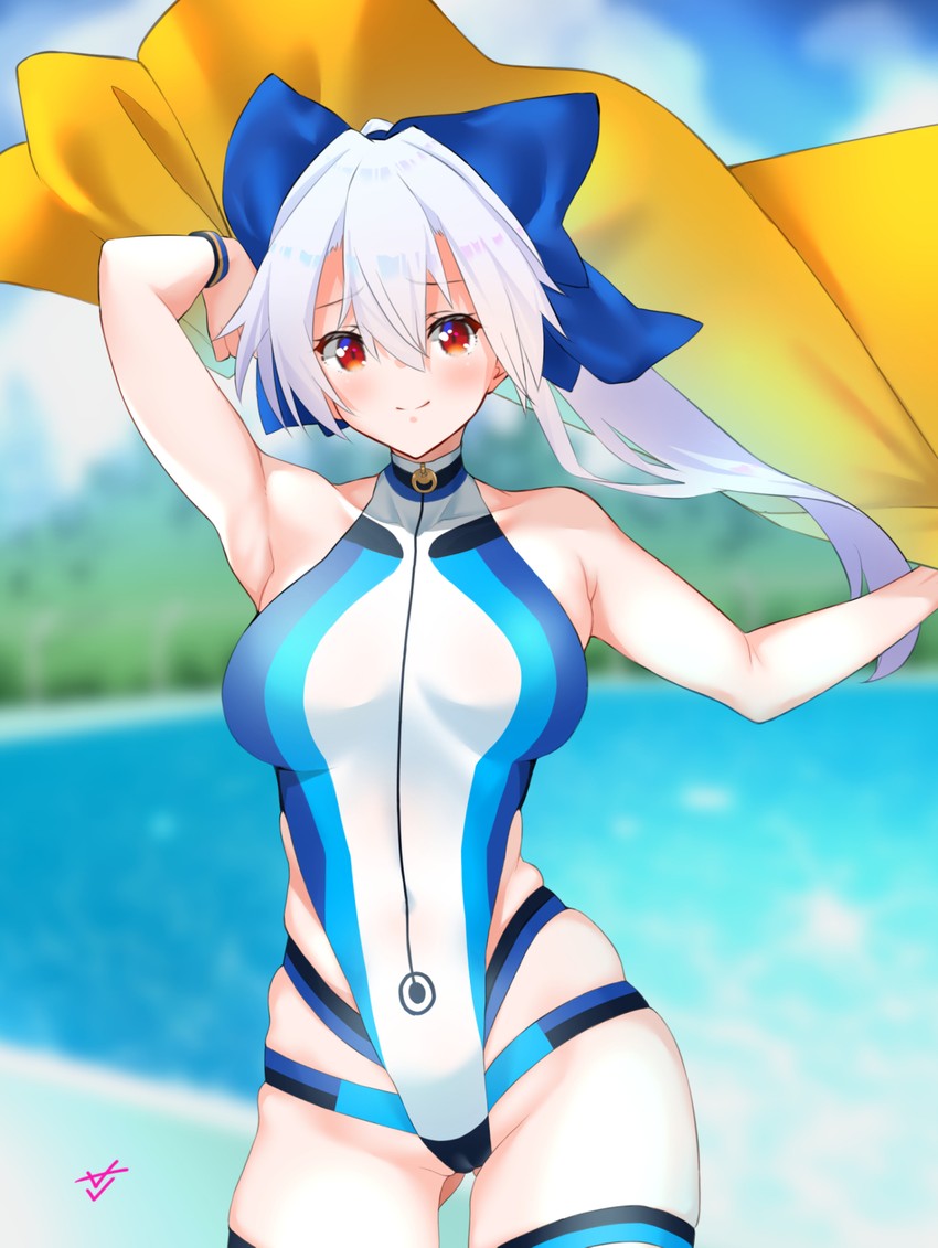 tomoe gozen (fate and 1 more) drawn by c@rbon