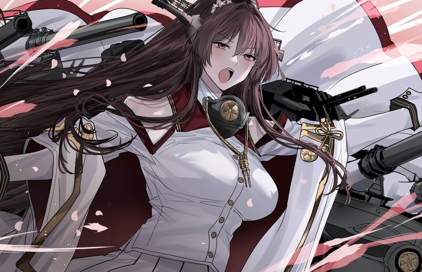 yamato and yamato kai ni (kantai collection) drawn by ichimonme_(ichi)