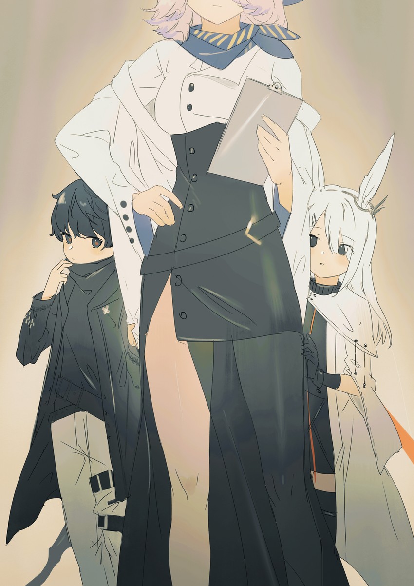 frostnova, faust, and orchid (arknights) drawn by hiroshiko_(restart)