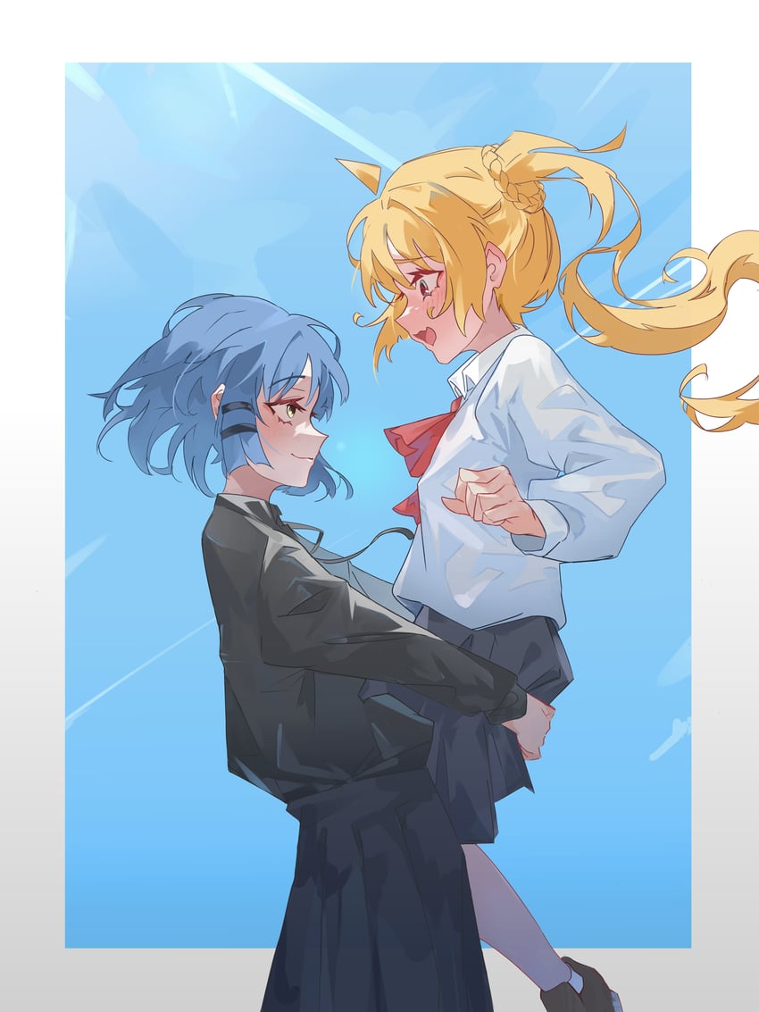 ijichi nijika and yamada ryo (bocchi the rock! and 1 more) drawn by twel