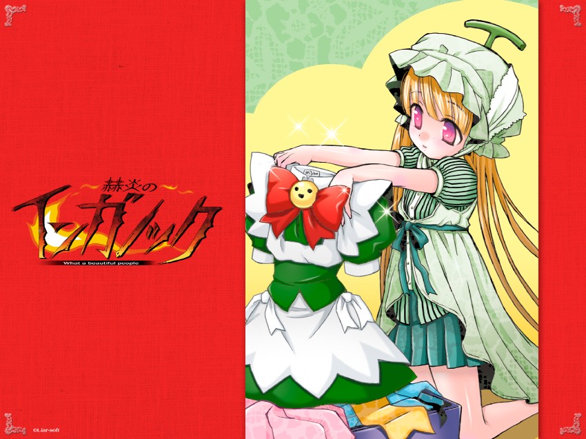 melon-chan and kia (melonbooks and 3 more) drawn by ooishi_ryuuko