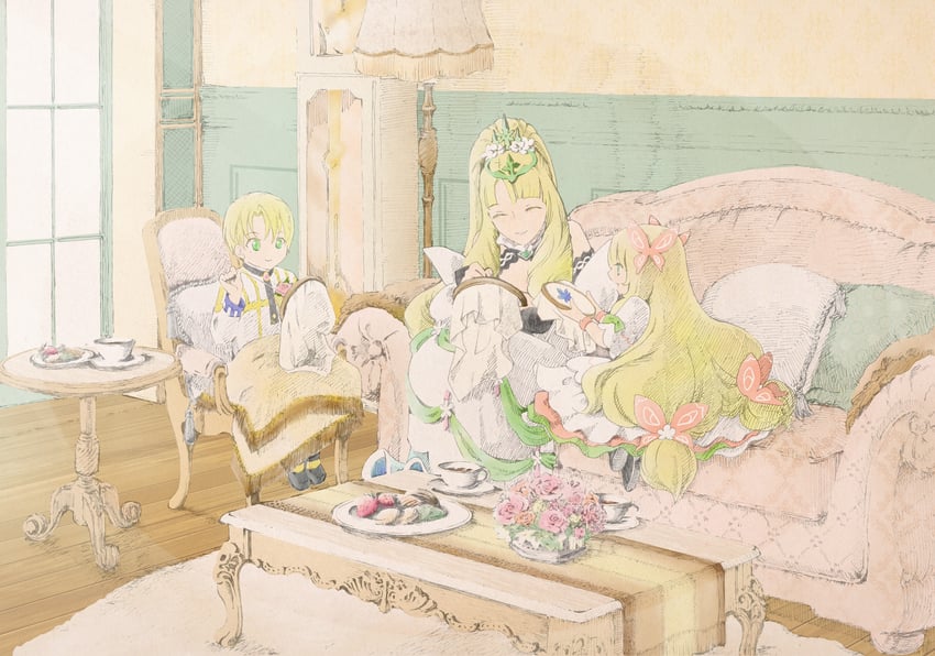 celine, alfred, and eve (fire emblem and 1 more) drawn by toki_(xxxxxmoe1983oct)