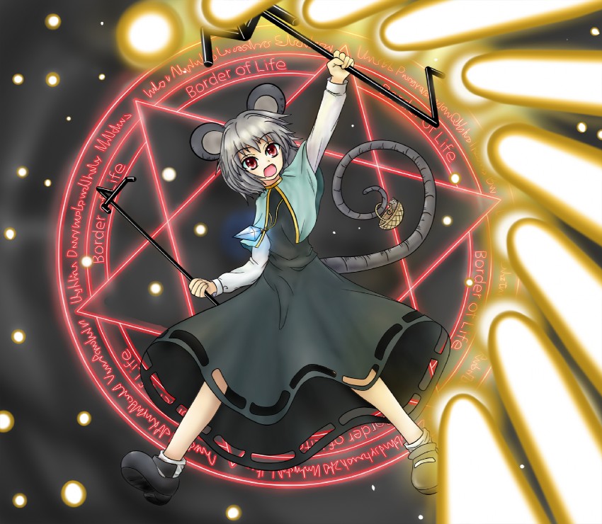nazrin (touhou) drawn by kurowana