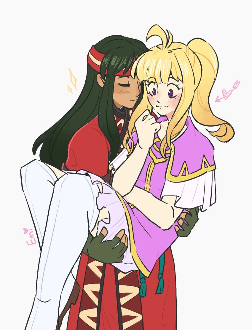 clarine and sue (fire emblem and 1 more) drawn by quality_tr4sh