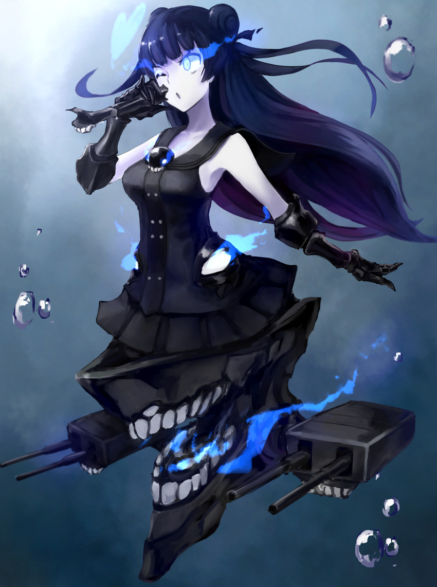 light cruiser oni (kantai collection) drawn by weasel_(close-to-the-edge)