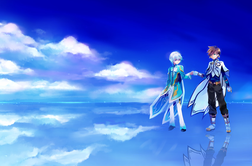 sorey and mikleo (tales of and 1 more) drawn by miyu_(matsunohara)