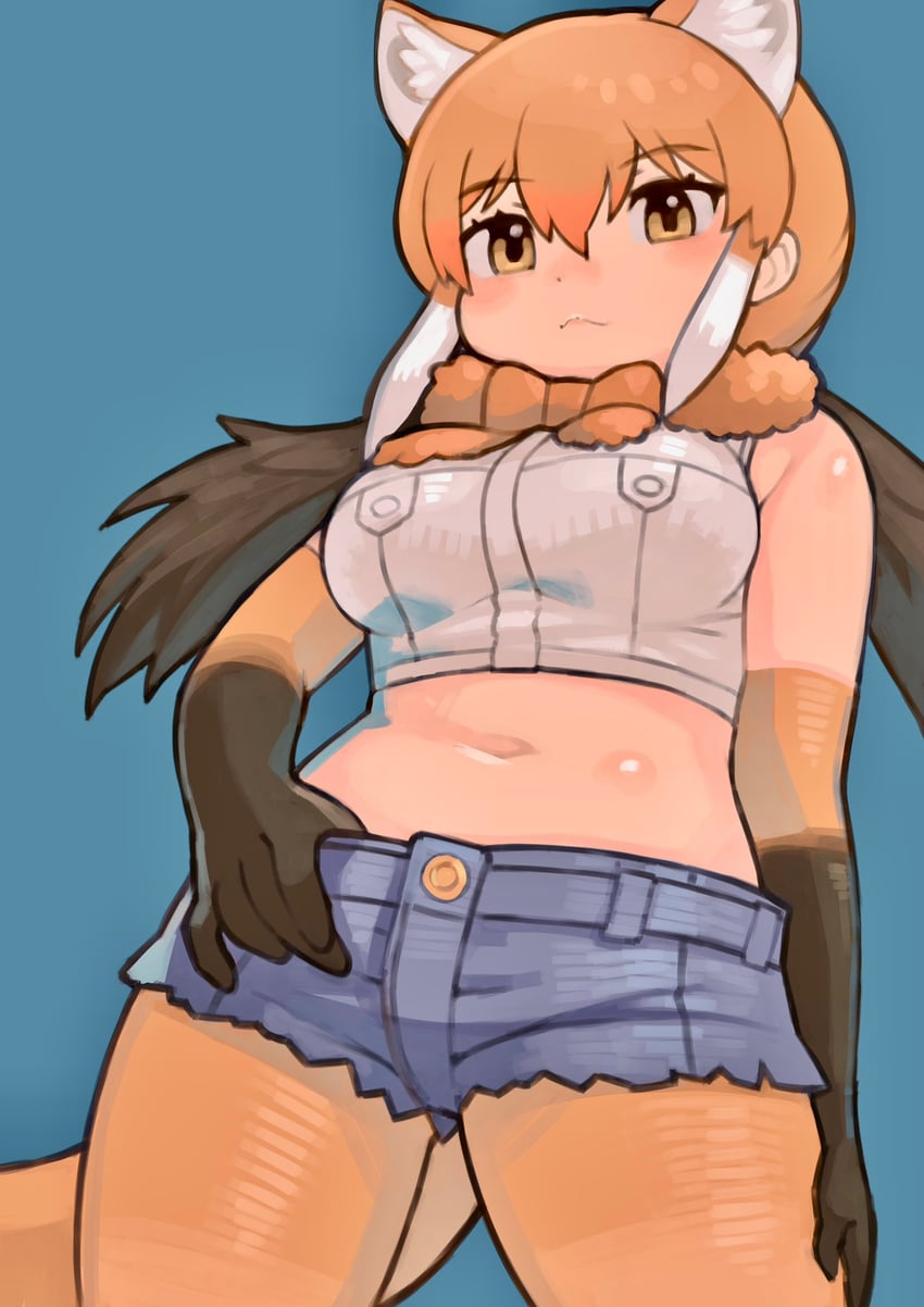 maned wolf (kemono friends and 1 more) drawn by rinx