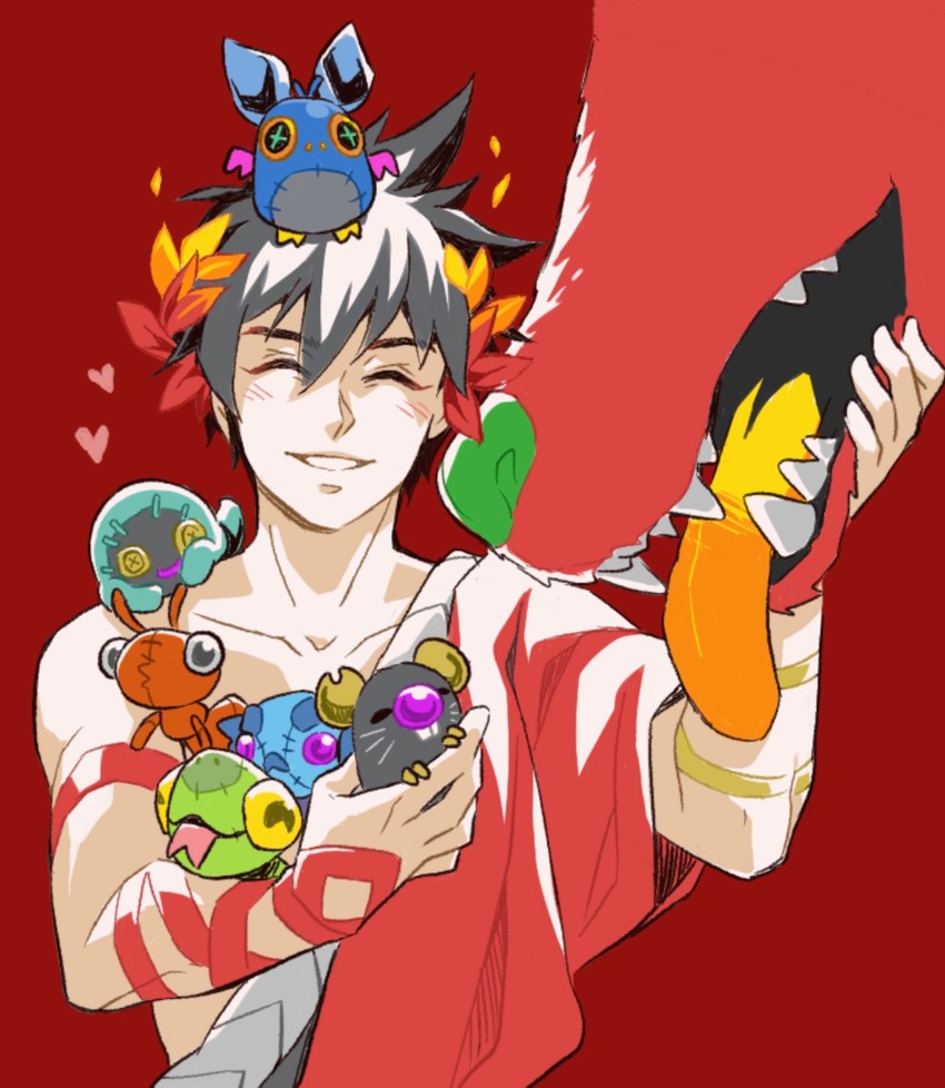zagreus and cerberus (hades and 1 more) drawn by joy0220