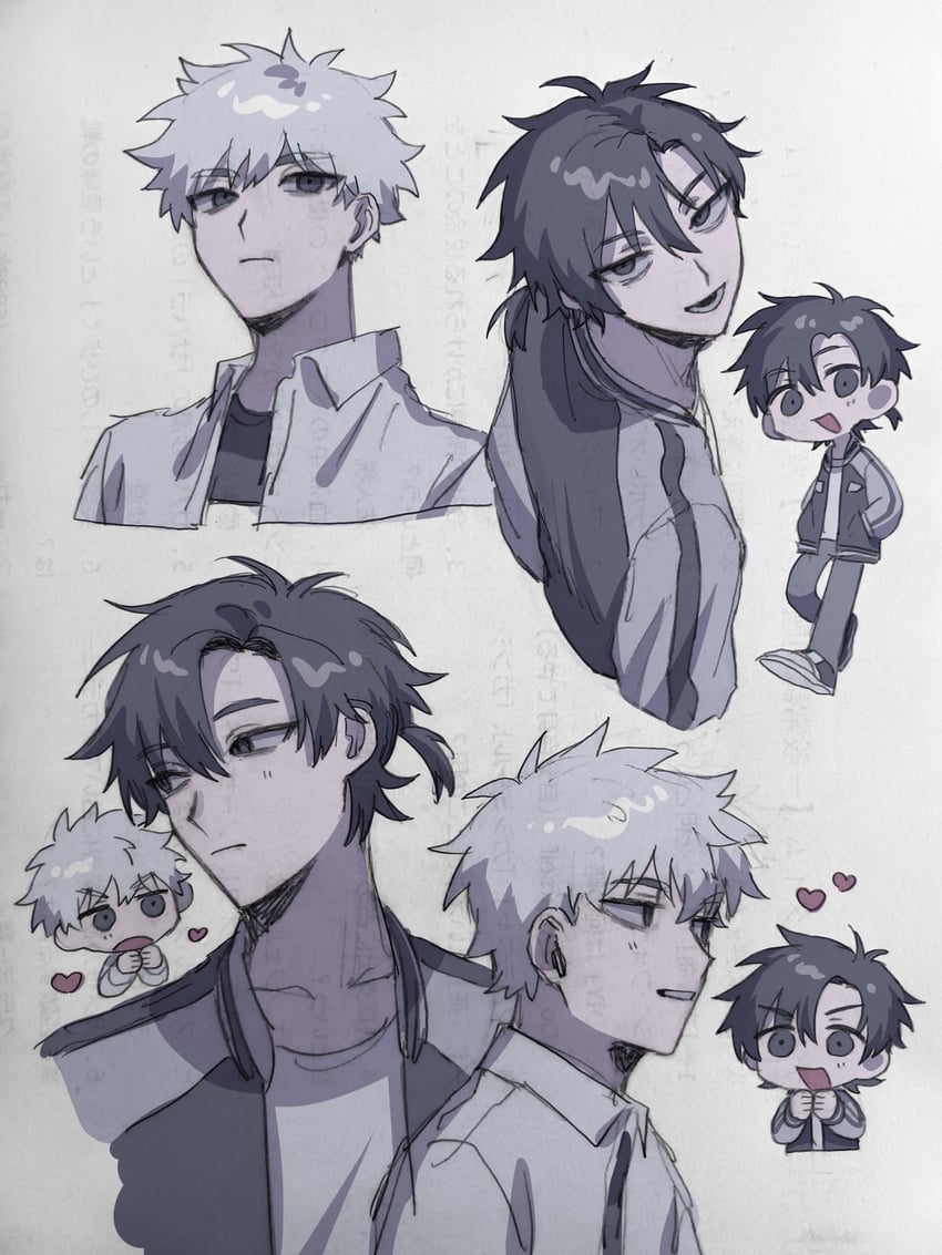 cheng xiaoshi and lu guang (shiguang dailiren) drawn by aoenkaku
