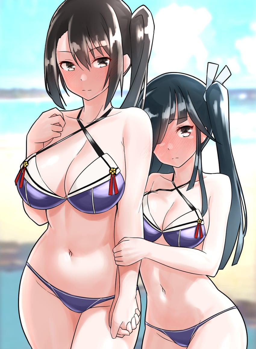 nachi and hayashimo (kantai collection) drawn by furaggu_(frag_0416)