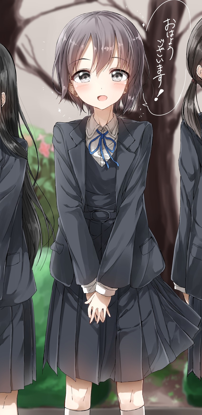 otokura yuuki (idolmaster and 2 more) drawn by pentagon_(railgun_ky1206)