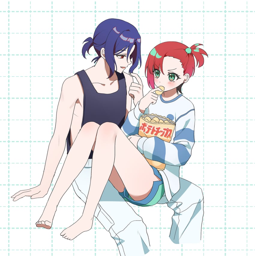 amate yuzuriha and shuji ito (gundam and 1 more) drawn by ming4
