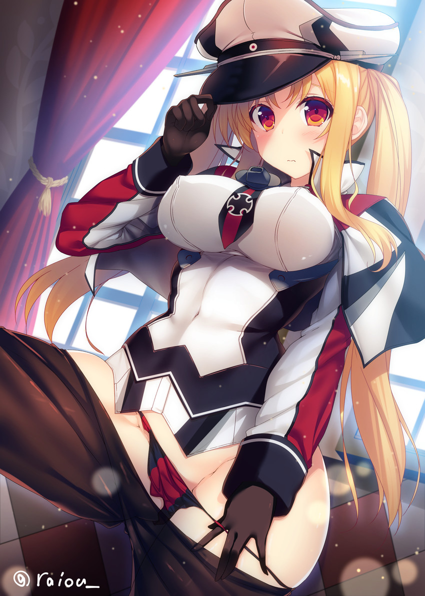 fate testarossa and graf zeppelin (kantai collection and 2 more) drawn by raiou