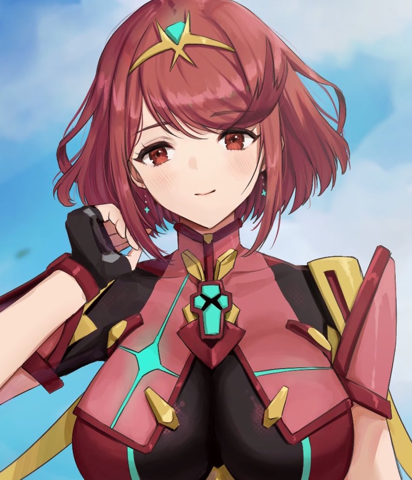 pyra (xenoblade chronicles and 1 more) drawn by yamamori_kinako