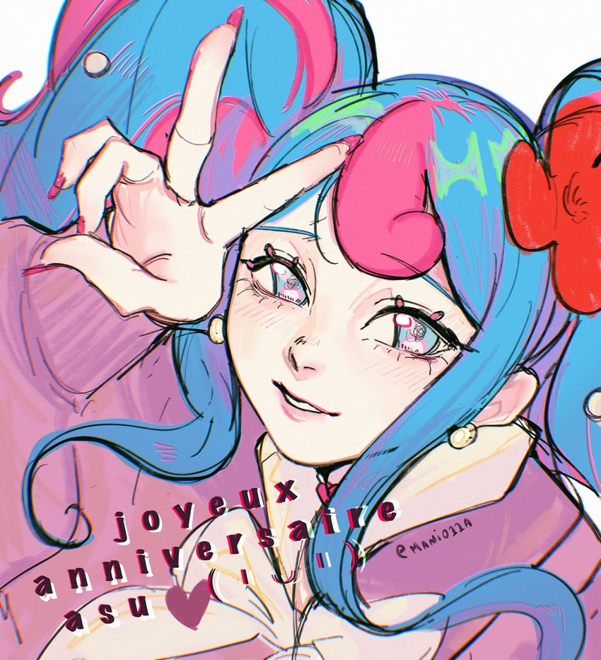 hatsune miku and fairy miku (pokemon and 2 more) drawn by manio11a