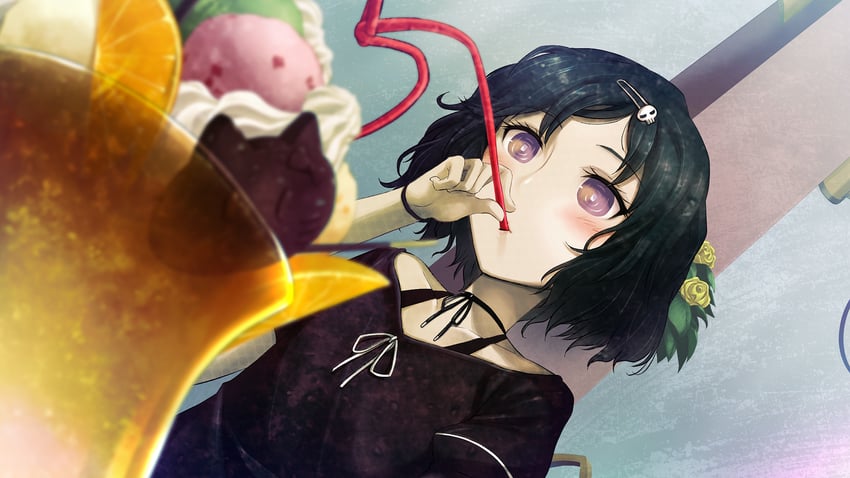 urushibara ruka (steins;gate and 1 more) drawn by huke