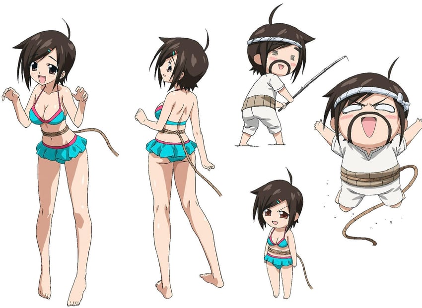 sakurai tomoki and tomoko (sora no otoshimono) drawn by watanabe_yoshihiro