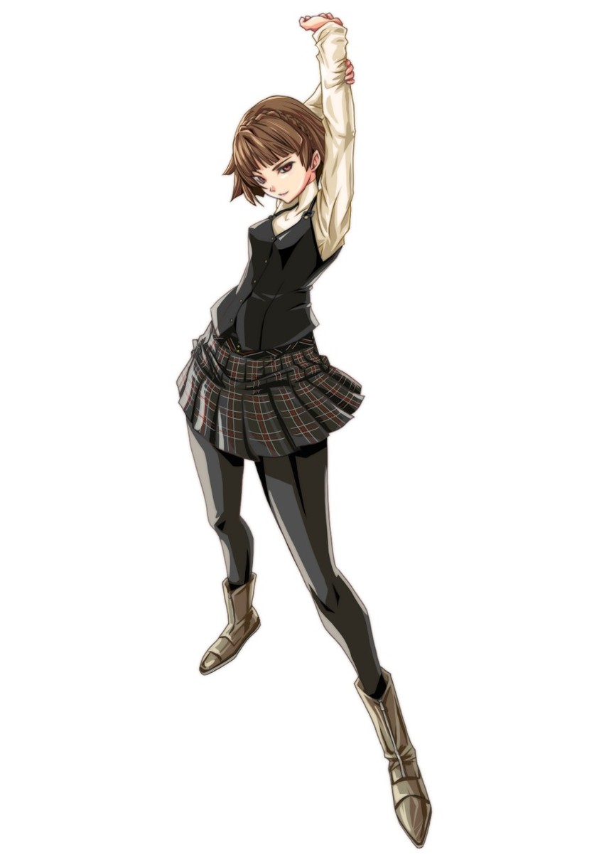 niijima makoto (persona and 1 more) drawn by hirodazo