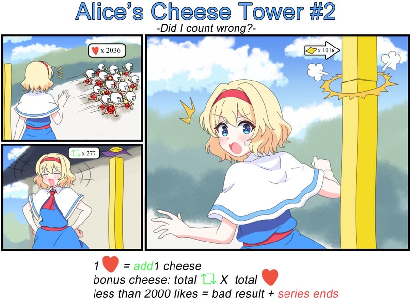 alice margatroid and sin sack (touhou) drawn by bnelsey
