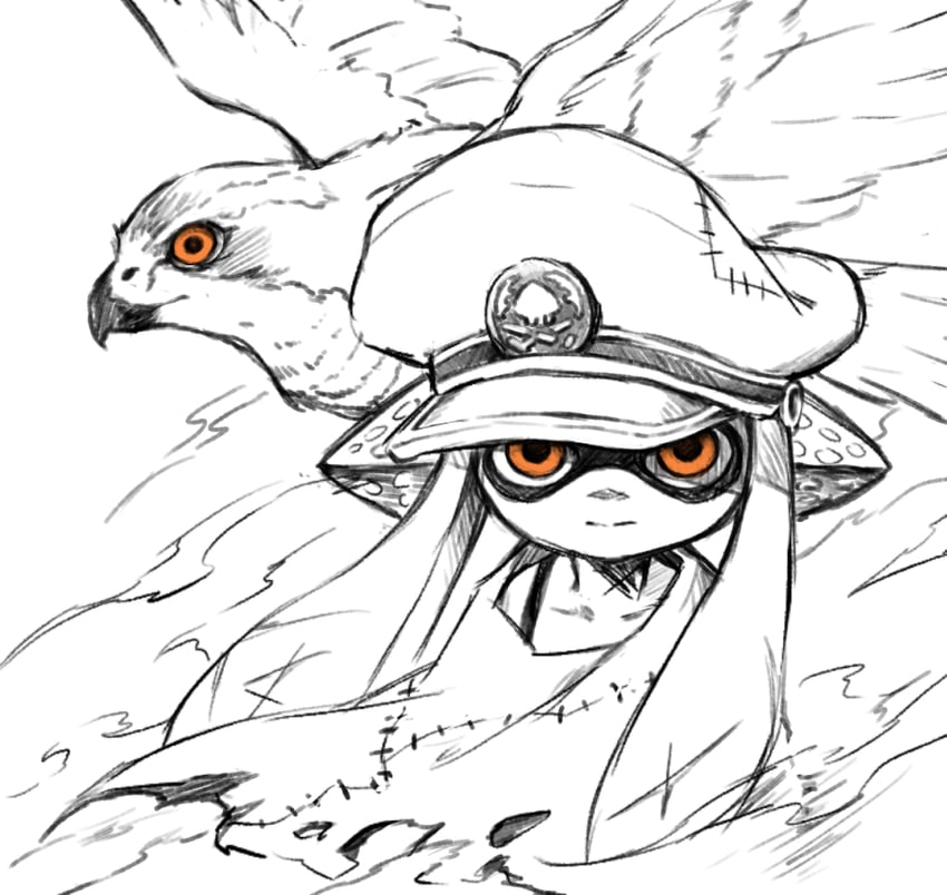 inkling player character, inkling girl, agent 3, and captain 3 (splatoon and 1 more) drawn by teo_(teorekka)
