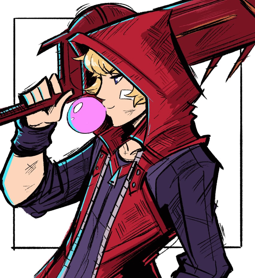 shulk (xenoblade chronicles and 1 more) drawn by scruffyturtles