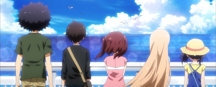 doma umaru, ebina nana, motoba kirie, doma taihei, and motoba takeshi (himouto! umaru-chan)