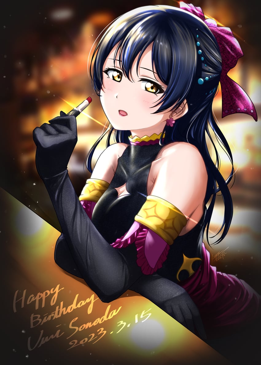 sonoda umi (love live! and 1 more) drawn by noochan_chonoda