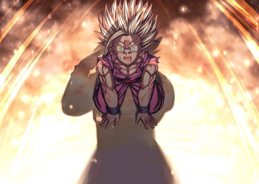 son goku and son gohan (dragon ball and 1 more) drawn by mattari_illust