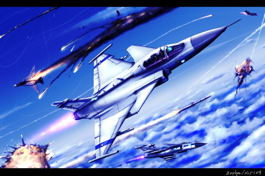 ace combat and 2 more drawn by zephyr164
