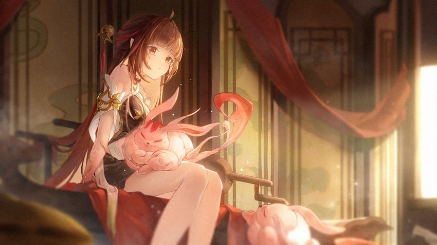 lingsha and fuyuan (honkai and 1 more) drawn by user_ppwp7555