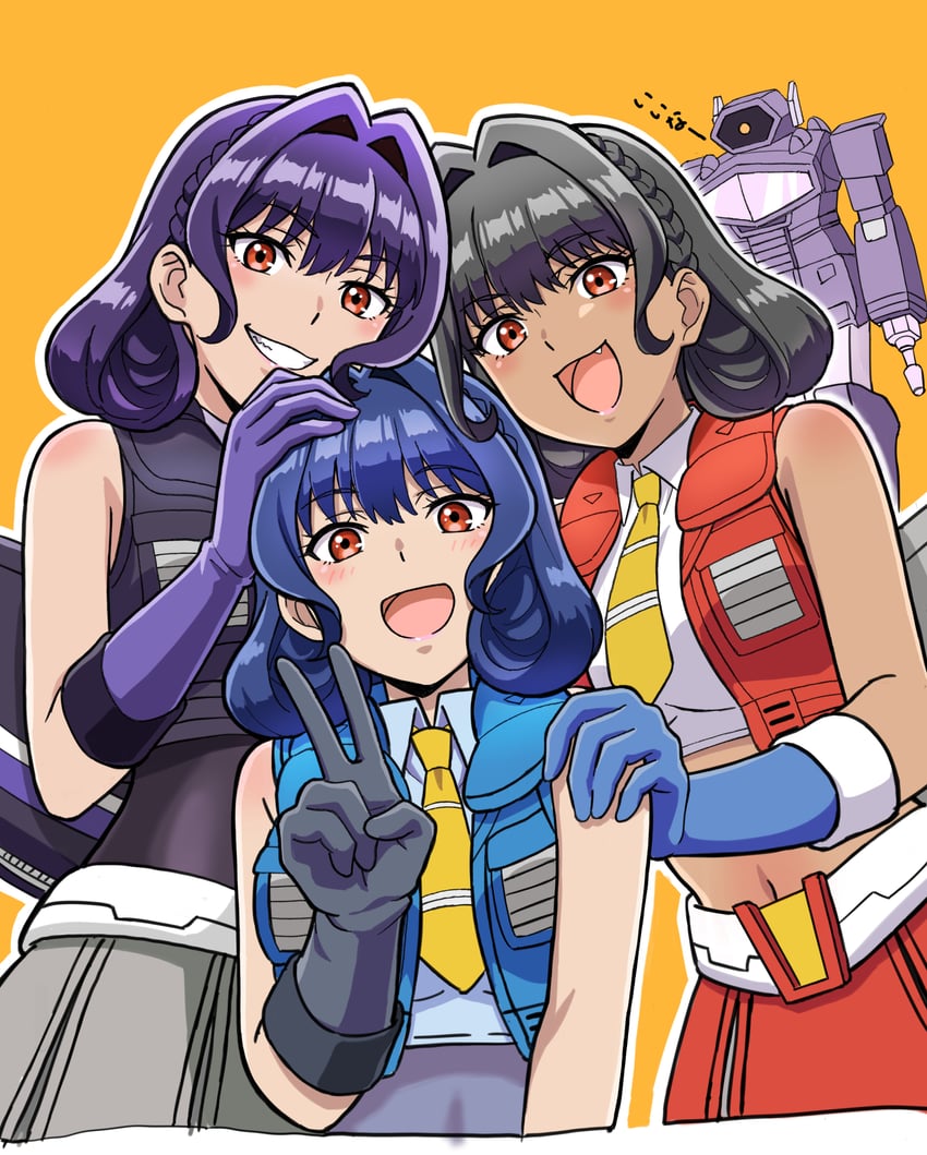 starscream, shockwave, thundercracker, and skywarp (transformers and 2 more) drawn by komagoma