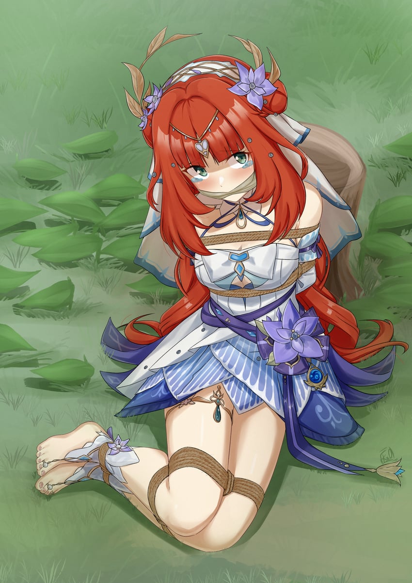 nilou (genshin impact) drawn by vakaosciosa