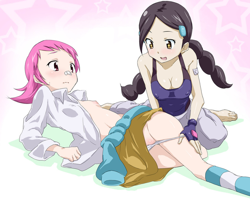 candice and maylene (pokemon and 1 more) drawn by toru_k