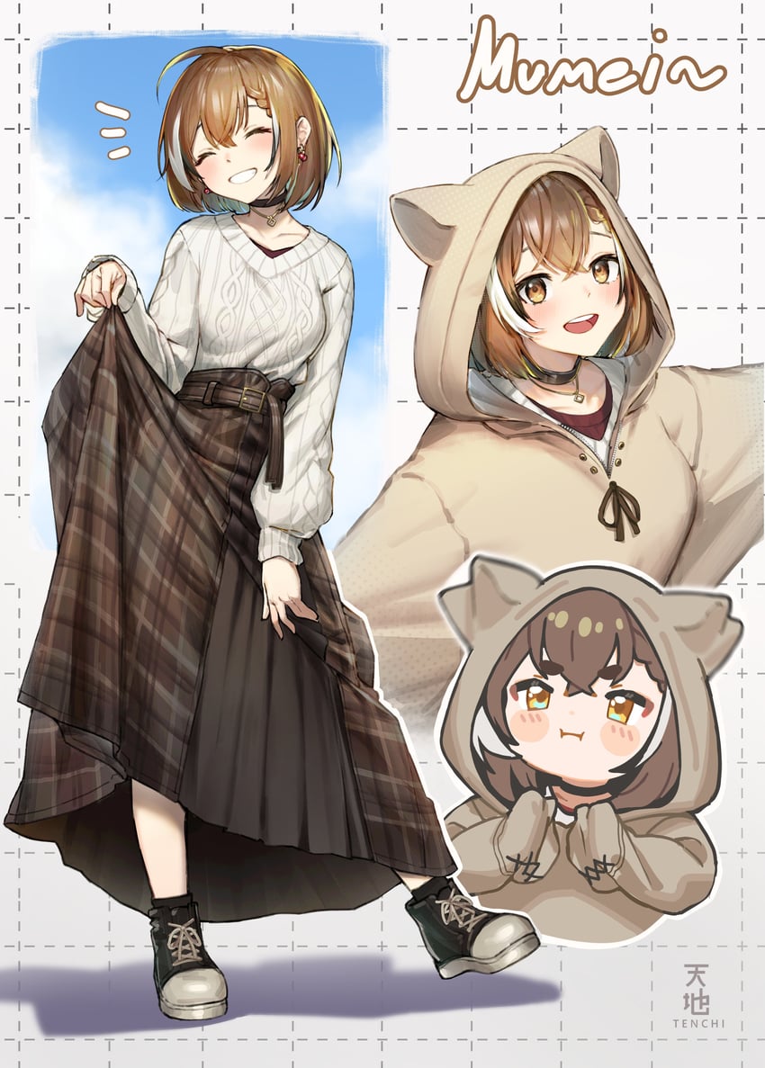 nanashi mumei (hololive and 1 more) drawn by tenchi_mayo