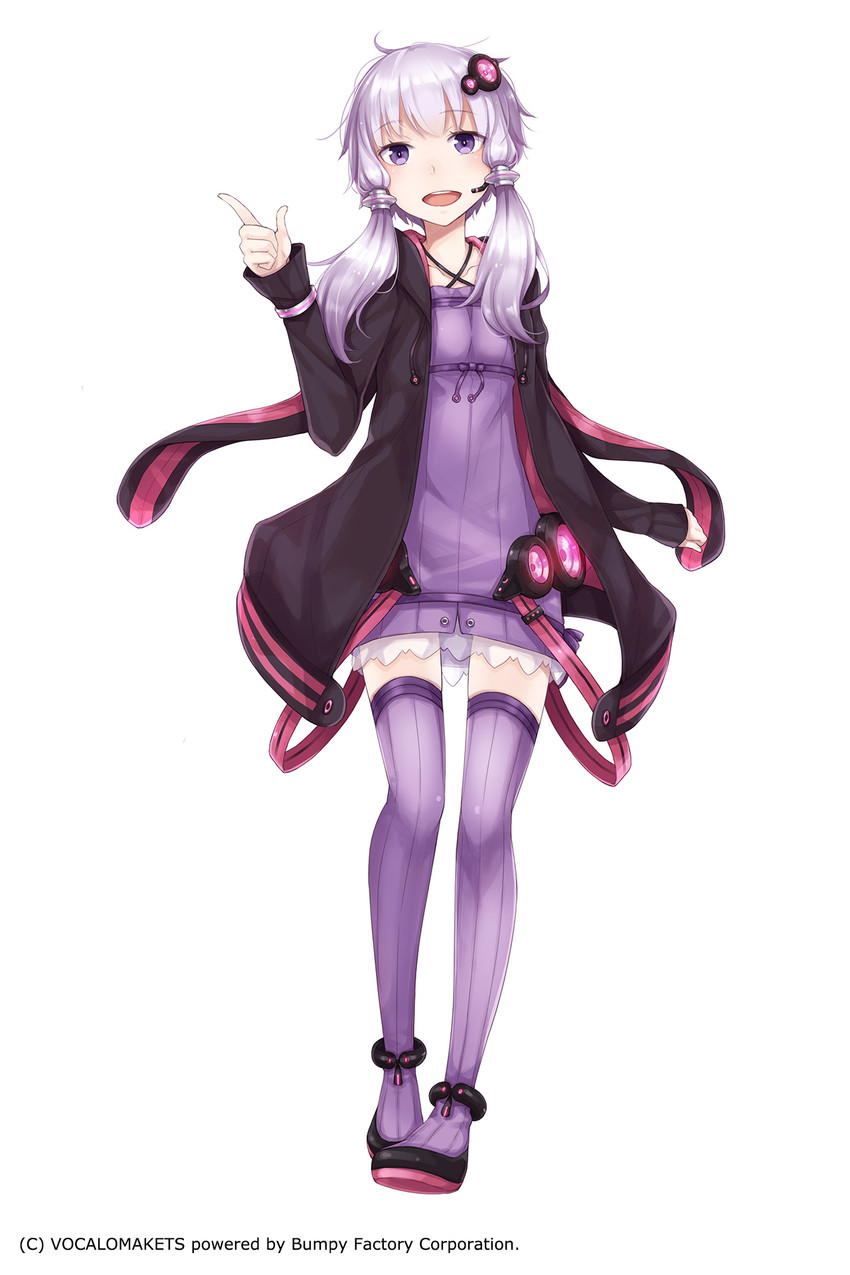 yuzuki yukari (vocaloid and 1 more) drawn by ayakura_juu