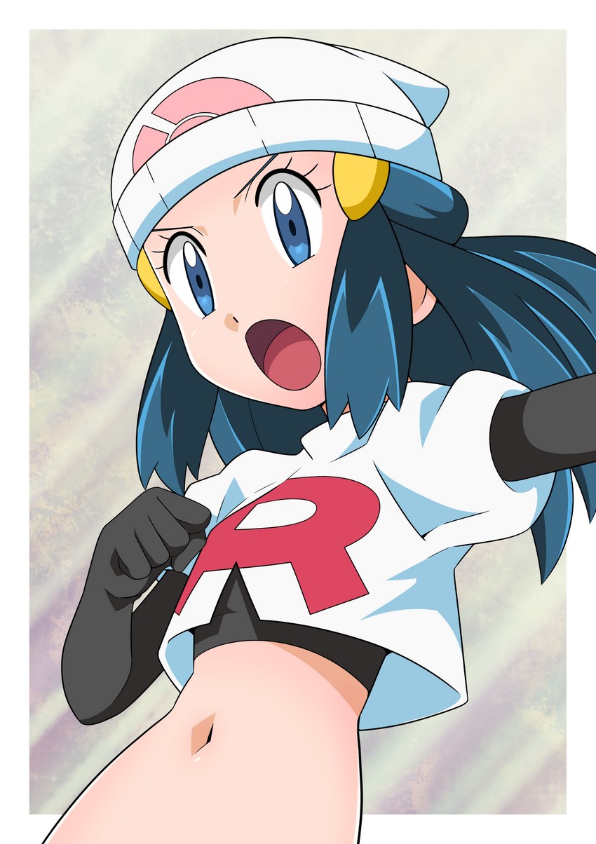 dawn and jessie (pokemon and 1 more) drawn by hainchu